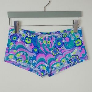 Psychedelic booty / rave shorts